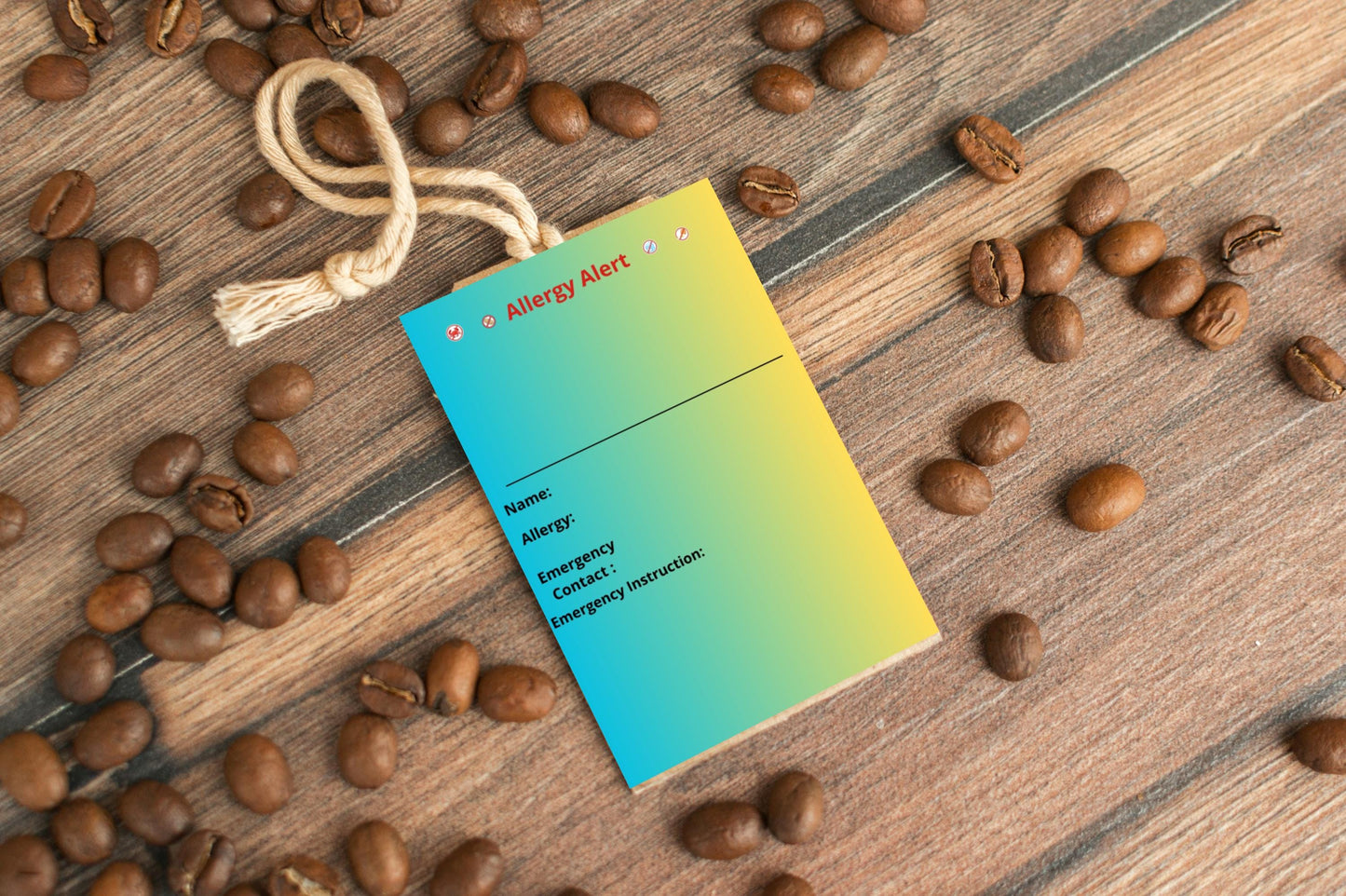 Editable Kids Allergy Alert Cards: Pink & Blue, School Safety (Printable Bundle)